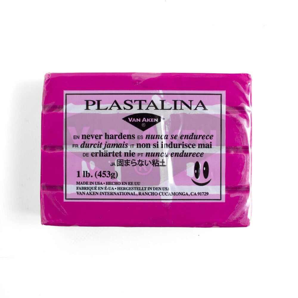 Van Aken, Plastalina, Modeling Clay, 1#, Magenta